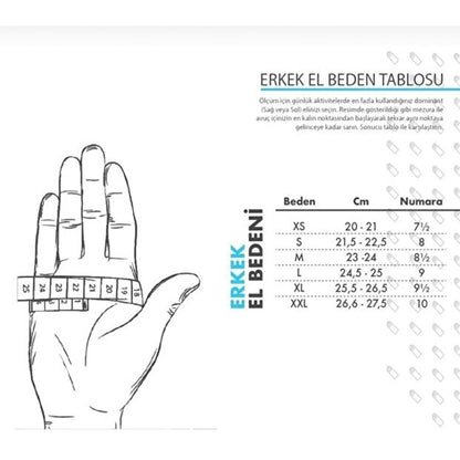 Respova 360 Pro Motosiklet Eldiveni – CE Onaylı, Yeni Yönetmeliğe Uygun