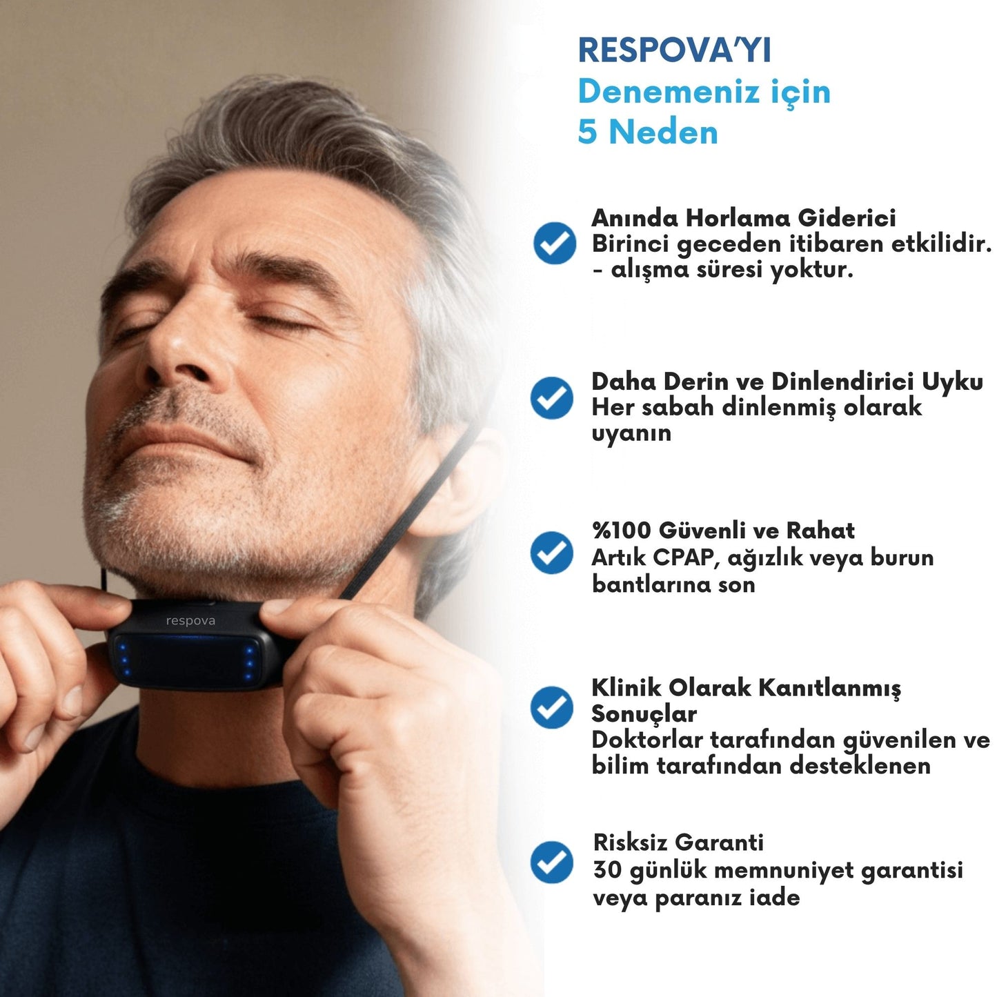 Respova® | Akıllı EMS Uyku Cihazı