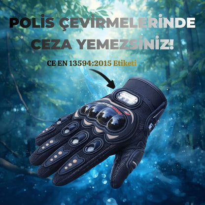 Respova 360 Pro Motosiklet Eldiveni – CE Onaylı, Yeni Yönetmeliğe Uygun