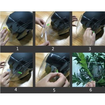 Respova Motosiklet Kaskı İçin Yağmur Kaydırıcı